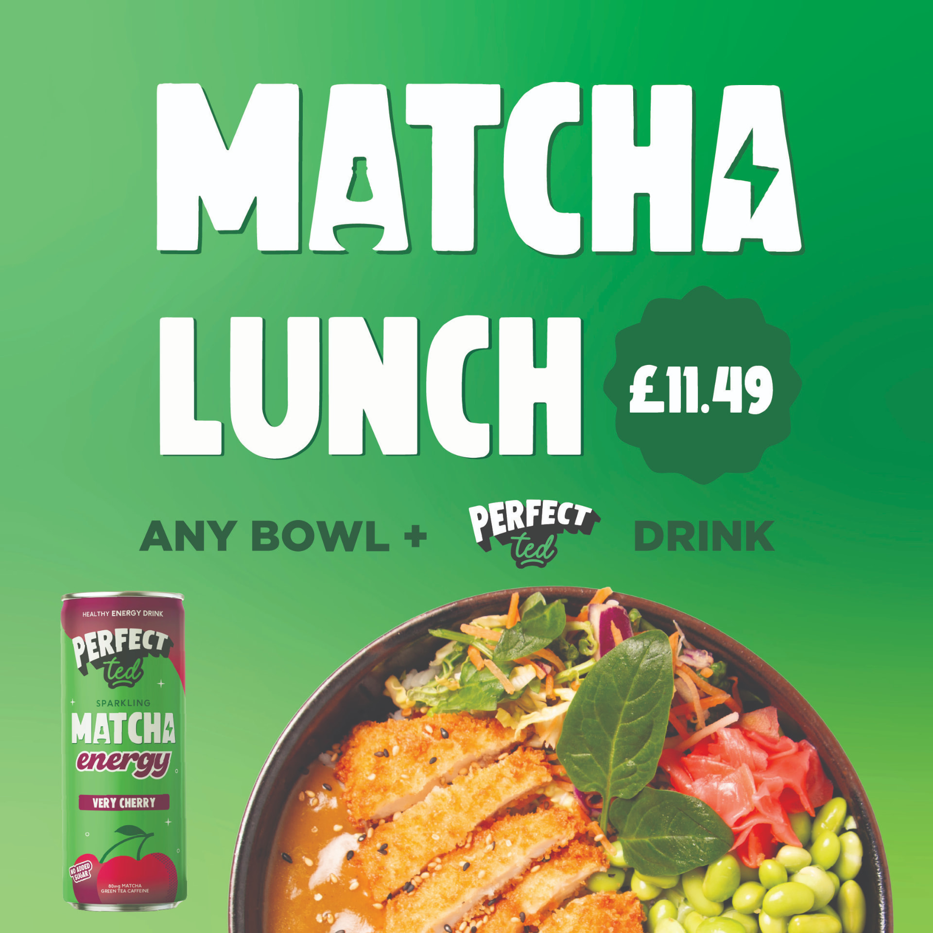 Matcha Lunch — £11.49